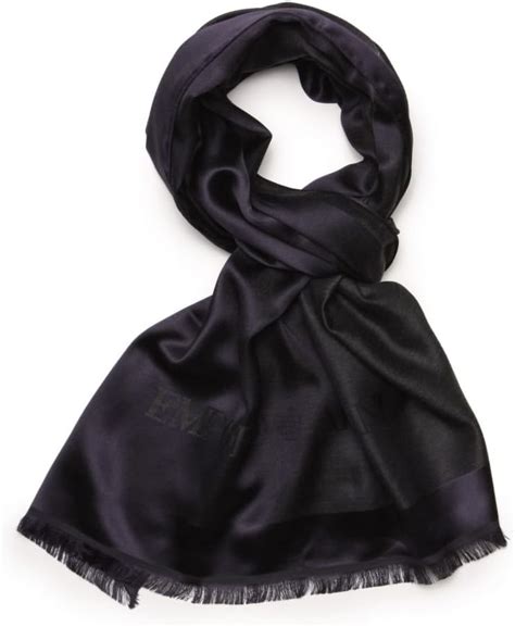 emporio armani silk scarf